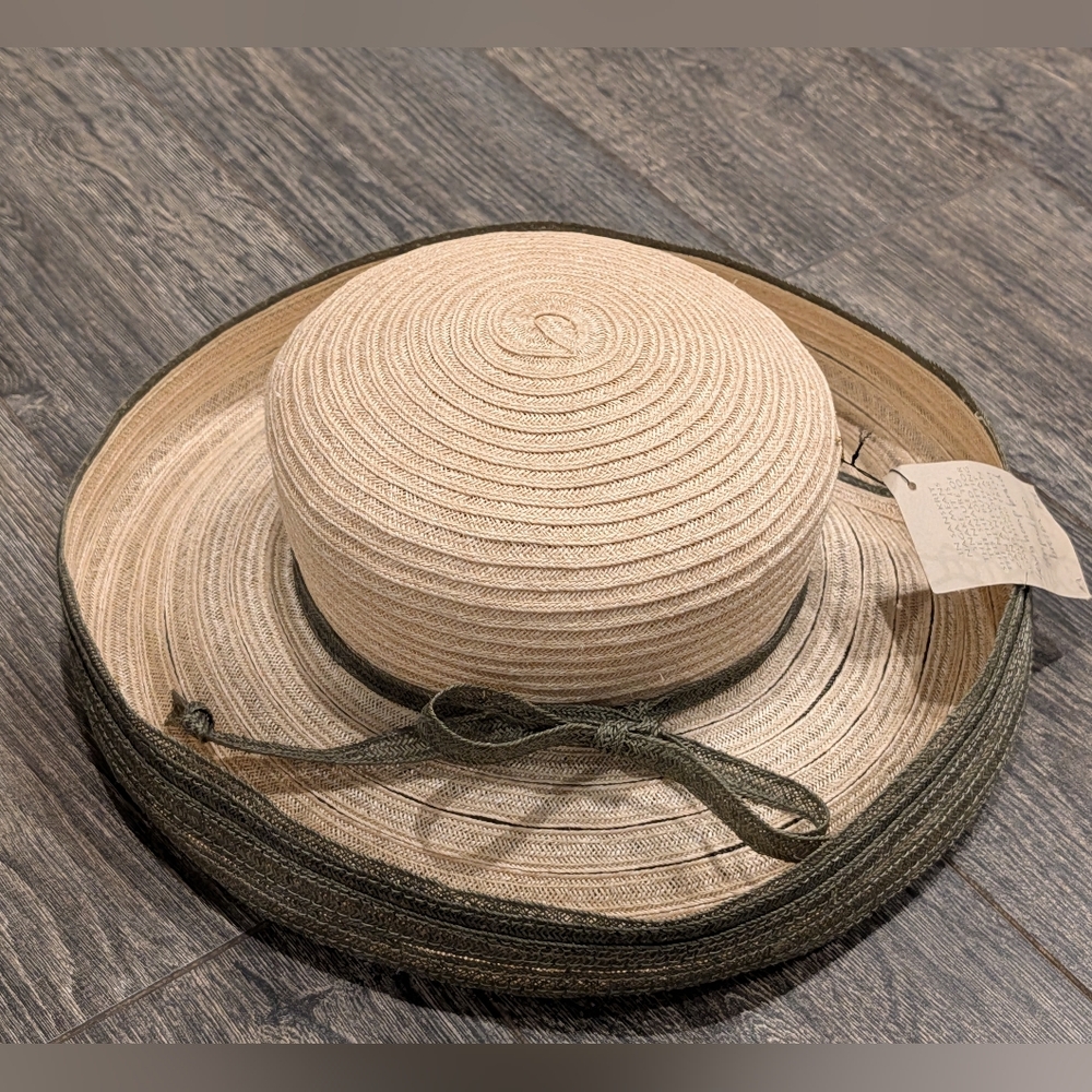 Naga Diane Harty Natural M Hemp Braid Hat Sun Wide Brim